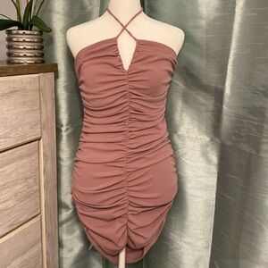 Elsie Pink Party Spaghetti strap party longline top